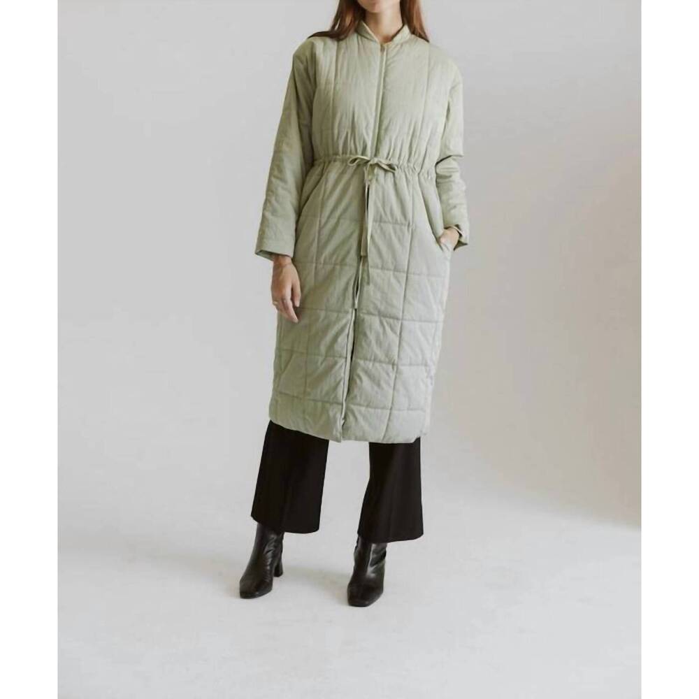 NEW ALL : ROW kamari coat in sage